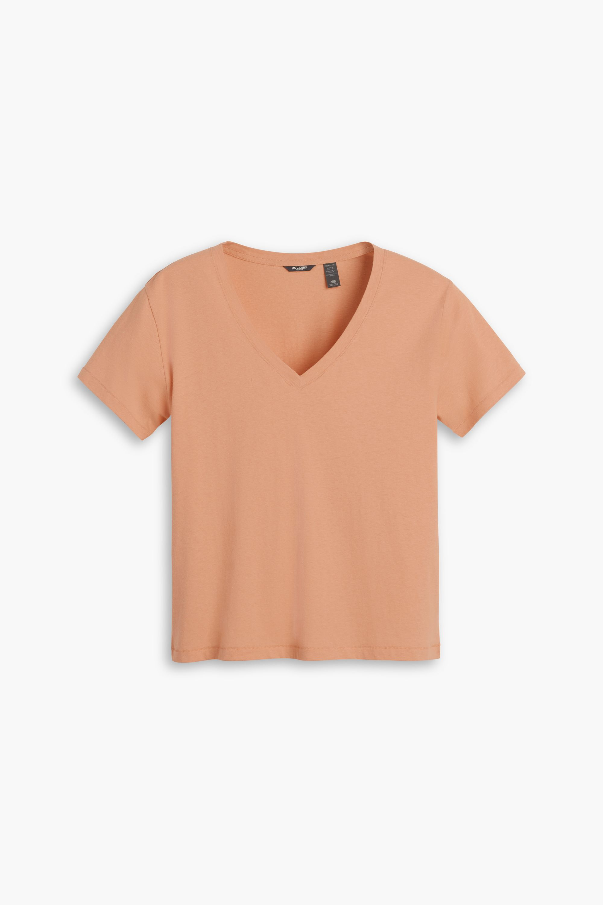 T-shirt col V profond pour femme