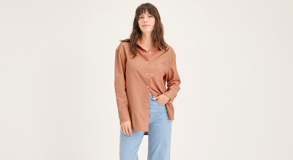 Chemise originale coupe décontractée pour femme