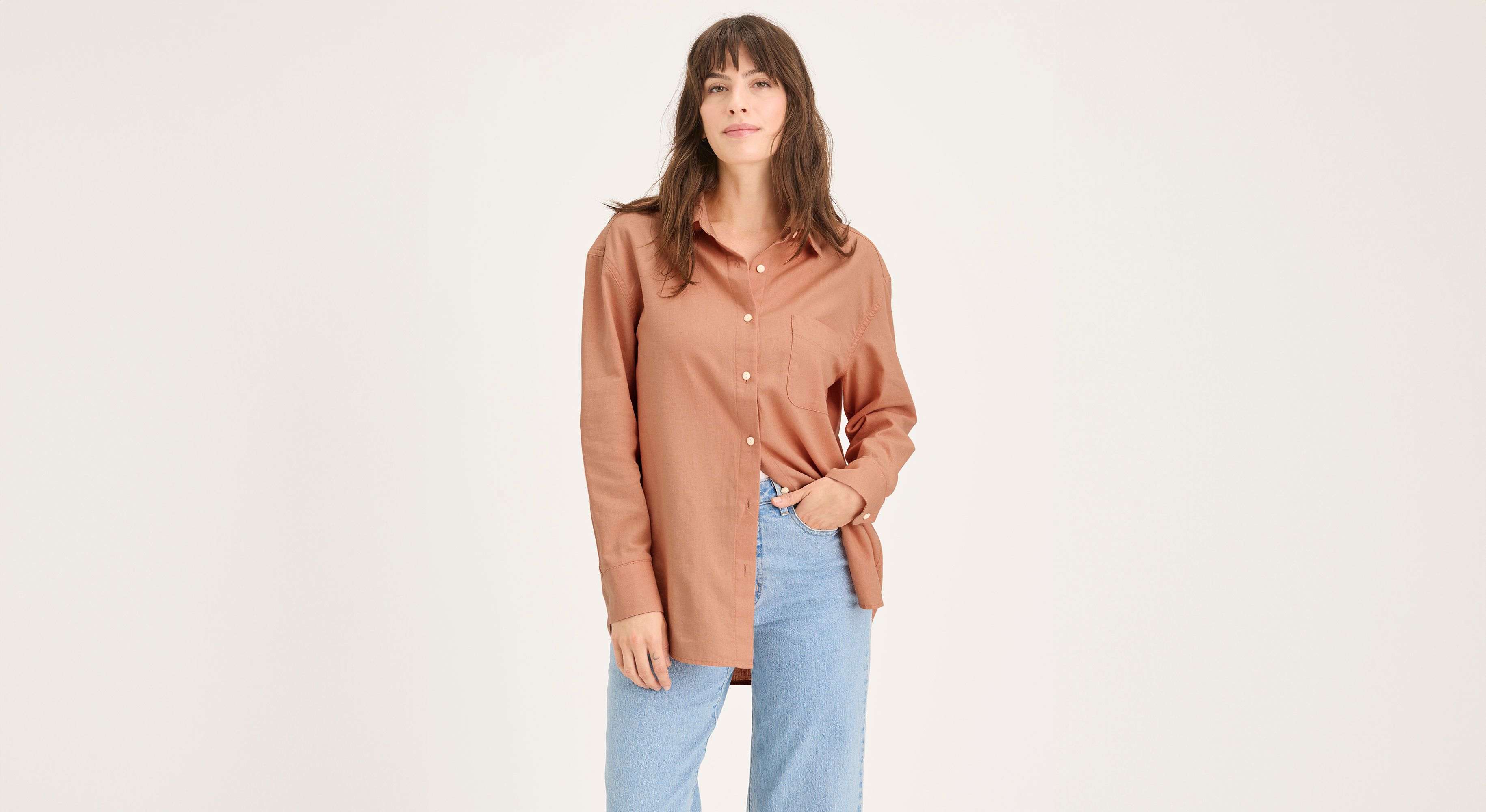 Chemise originale coupe décontractée pour femme