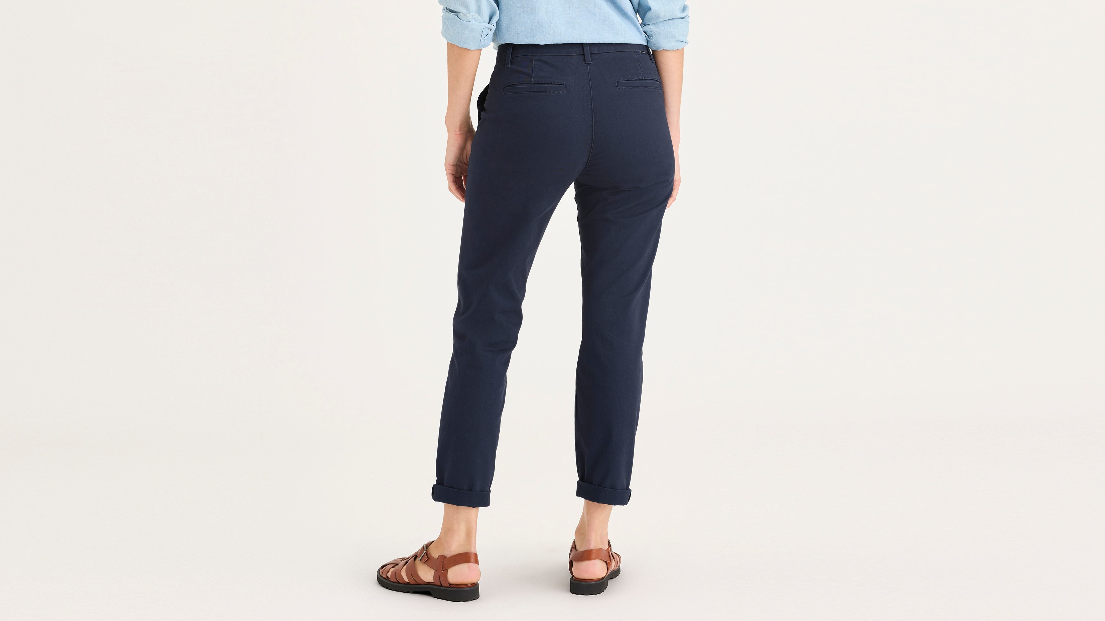 Chino de week-end, coupe slim