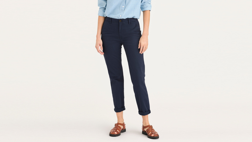 Chino de week-end, coupe slim
