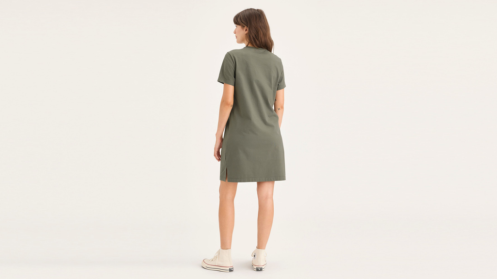 Robe t-shirt coupe classique pour femme