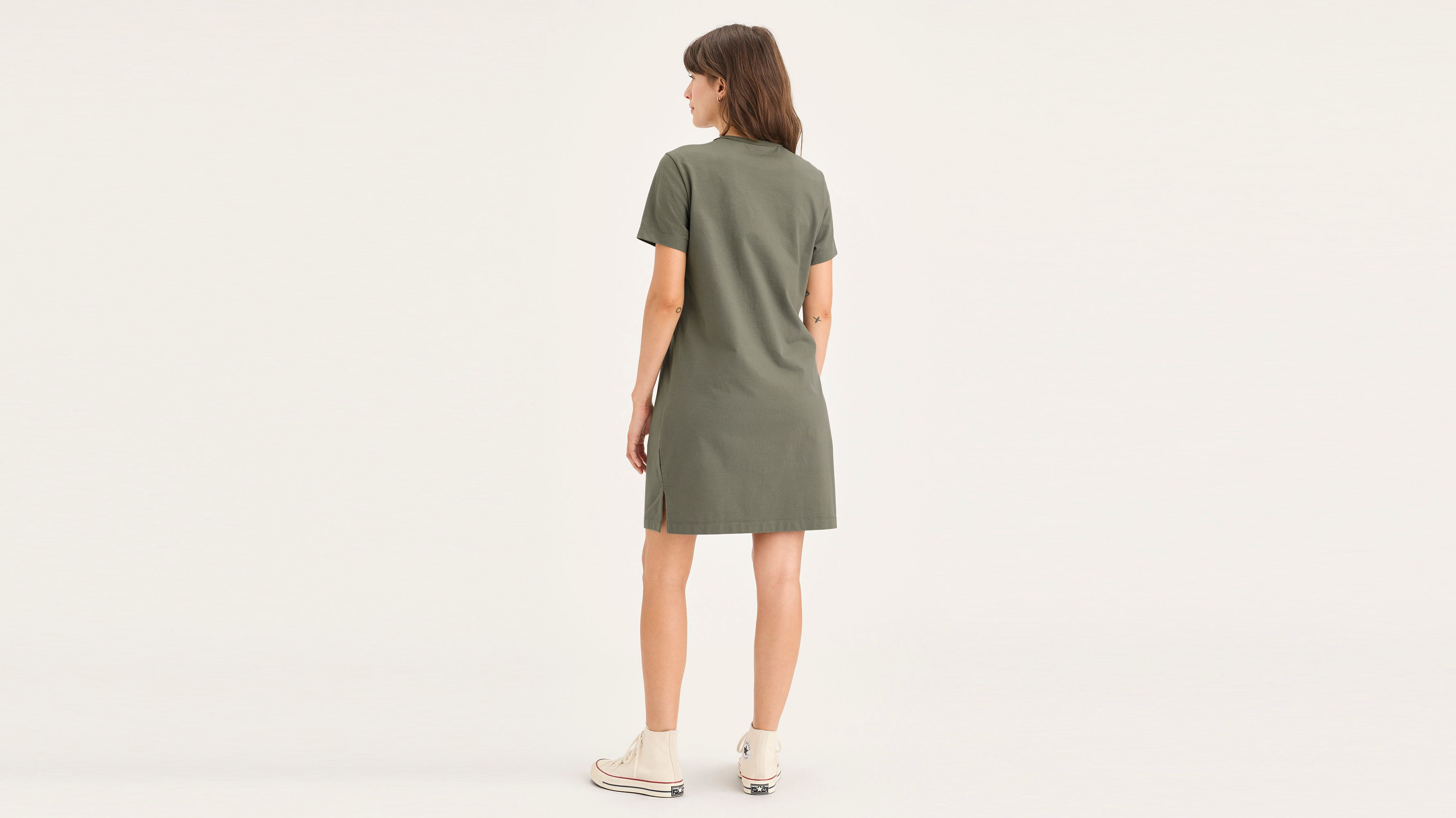 Robe t-shirt coupe classique pour femme